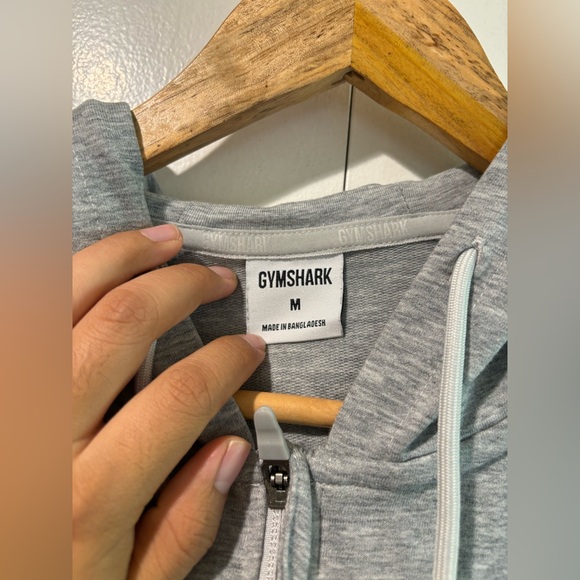 Gymshark slim fit zip up workout hoodie - Picture 4 of 4